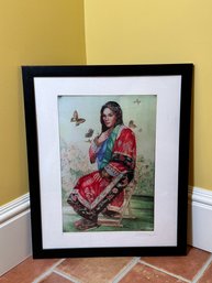 A Framed, Numbered & Pencil Signed Colorful Piece