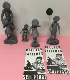 William Lattimer Sculptures, Little People, Exhibited In 1960s.