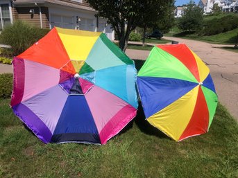 Beach Umbrellas And Pool Noodles