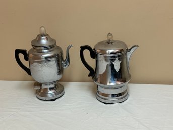 Two Farberware Percolators