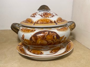 3 Pc. Double Handled Soup Tureen