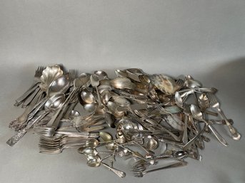 A Very Large Collection Of Silver Plate