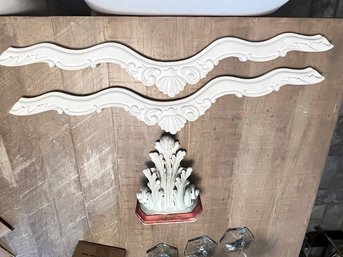 Plaster Door Topper  And Wall Shelf