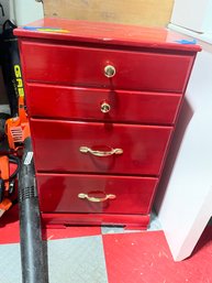 Red Chest Of Drawers