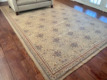 Hand Knotted Wool Carpet 9' 9' X 13' 9'