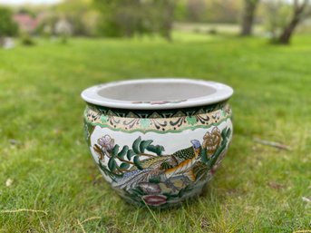 Gorgeous Vintage Chinese Porcelain & Arts Planter