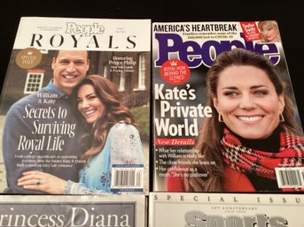 British Royalty And Sports Illustrated 50th Anniversary Issue Magazine Lot
