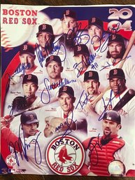 Copy Of A Red Sox Team Signed 8' X 10' Photo