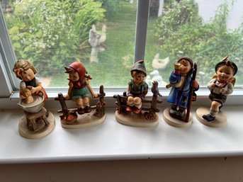 Grouping Of 5 Goebel Hummel Figurines