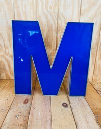 Large M From MOBIL Gas Station Letters