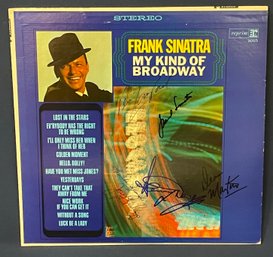 Autographed Album Signed By Frank Sinatra, Sammy Davis Jr, Joey Bishop, Dean Martin, Peter Lawford