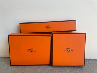 Three Hermes Jewelry Boxes