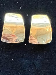 14 Kt Yellow Gold Clip Earrings, Weighs 3.3 Dwt