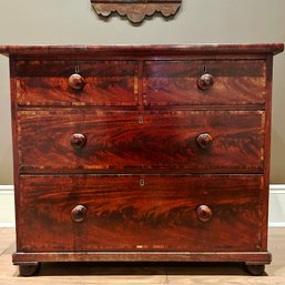 An Antique Wood Dresser