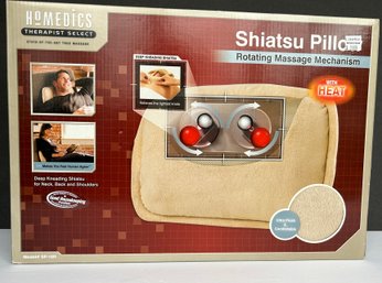 NOS New In Box Homedics Shiatsu Pillow Rotating Massage Mechanism With Heat