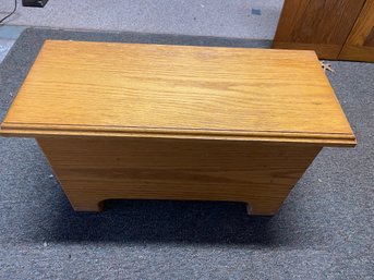 Very Solid Oak Step Stool/bench`