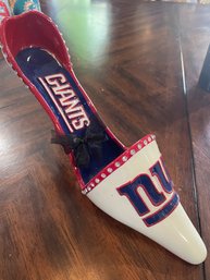 New York Giants Decorative Team Shoe Wine Bottle Holder