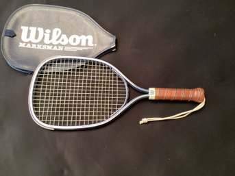 Wilson Marksman CO 85 Racquetball Raquet And Cover Racket