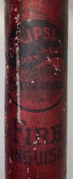 Antique 1906 Old Fire Extinguisher Appliance - Eclipse - Haverhill MA
