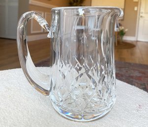 A Vintage Crystal Pitcher