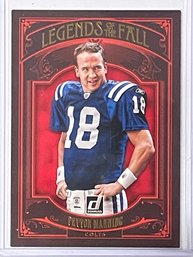 2020 Panini Donruss Peyton Manning Legends Of The Fall Card #LF-PM