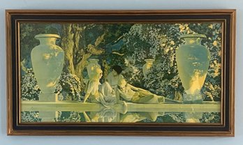 Large Vintage Print 'Garden Of Allah' By Maxfield Parrish (O)