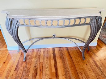 CENTURY FURNITURE, Heavy Metal With Marble Top, Beautiful Condition