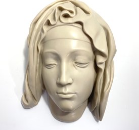 Vintage Michelangelo Pieta Head Of The Virgin Mary 1982 MMA Metropolitan Museum Of Art