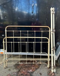 Antique Twin Steel & Iron Bed