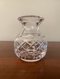 Waterford Small Cut Lead Crystal Vase