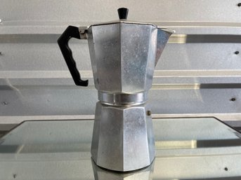 Large Vintage Coffee Maker ZanZiBar , Moka Pot Italy