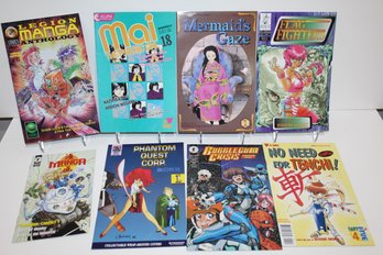 8 Manga Comic Collection - Several #1's Mermaids Gaze - Phantom Quest Corp. - Flag Fighters