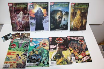 8 Topps Comics - 1994 4 Of 4 Mary Shelleys Frankenstein - 1997 4 Of 4 The Lost World Jurassic Park