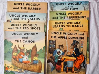 8 Vintage Uncle Wiggily Books