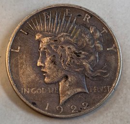 1922 Silver Peace Dollar