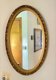 Vintage Gold Ton Wood Wall Mirror