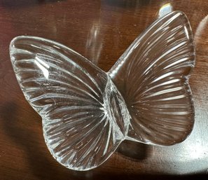 Beautiful Waterford Crystal Butterfly Paperweight