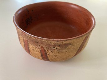 Antique Painted Pre Colombian Type Bowl