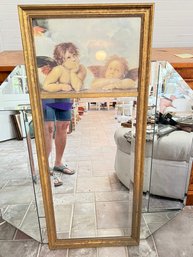 Framed Rectangular Beveled Mirror