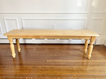 Hardwood Planked Top Wooden Bench (unit 5)