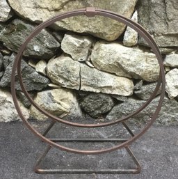 Vintage Iron Log Holder