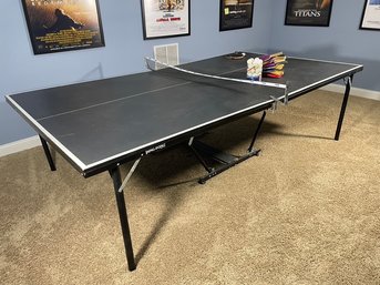 Ping- Pong Folding Table And Gameware  .