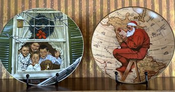 Two Norman Rockwell Plates
