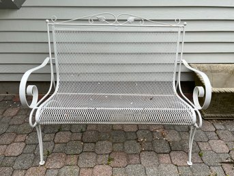 Vintage Metal Garden Bench
