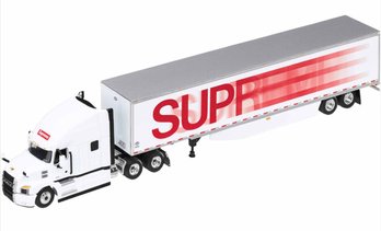 New In Box Supreme First Gear Truck In White With Supreme Sticker