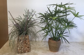 Decorative Artificial Arrangements, Ferns Basket Planters.