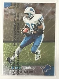 1999 Topps Finest Barry Sanders Card #80