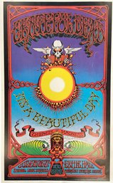 1968 Grateful Dead 'It's A Beautiful Day' Concert Poster (D)
