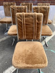Mid Century Chrome Dining Chairs - Cali Style