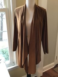 Suede Like Top/jacket  - Size Small